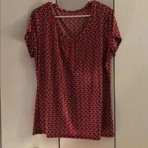 Worthington Short Sleeve Blouse